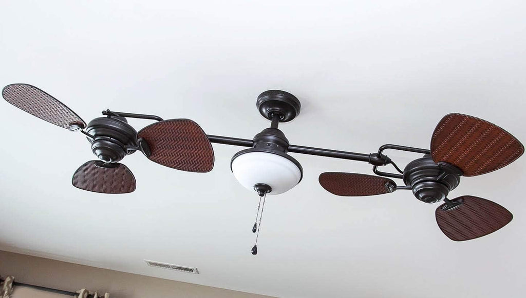 74-Inch Outdoor Ceiling Fan, Bronze