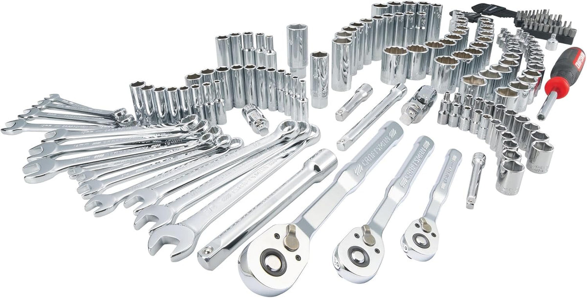 189-Piece Mechanics Tool Set, 1/4-Inch and 3/8-Inch Drive