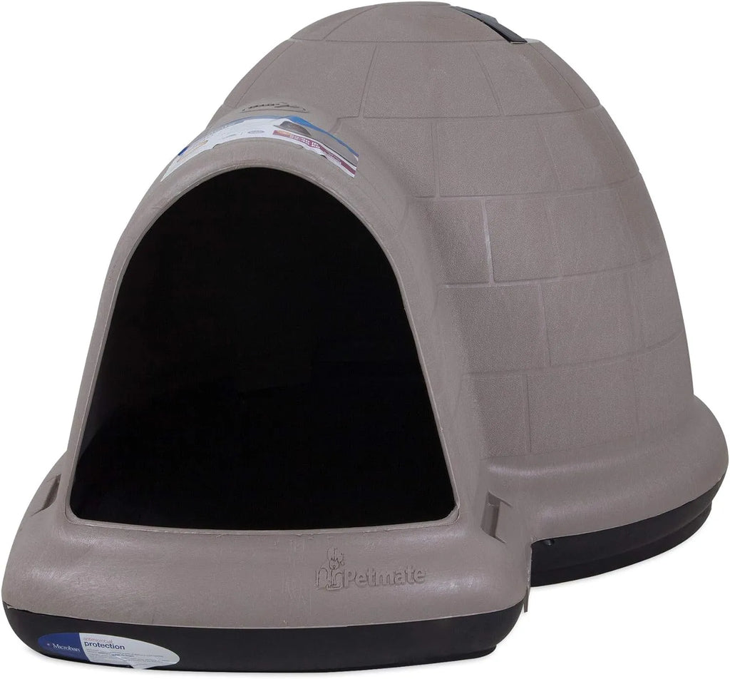 XL Igloo Dog House for 90–125 Lb. Dogs, All-Weather Pet Shelter, Made in USA
