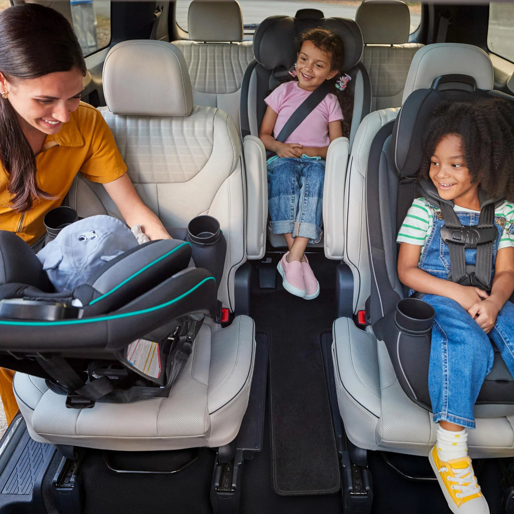 3-in-1 Slim Convertible Car Seat, All-in-One Infant Toddler Booster Seat, Rear & Forward Facing Child Safety Seat