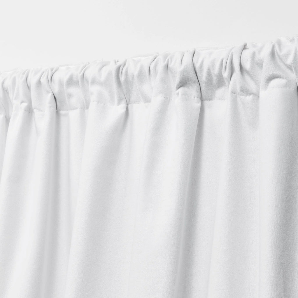 Blackout Single Curtain Panel, Back Tab and Rod Pocket Window Curtain