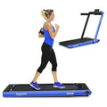 2-in-1 Folding Electric Treadmill, 2.25 HP, Under-Desk, with Dual Display and Smart App Control