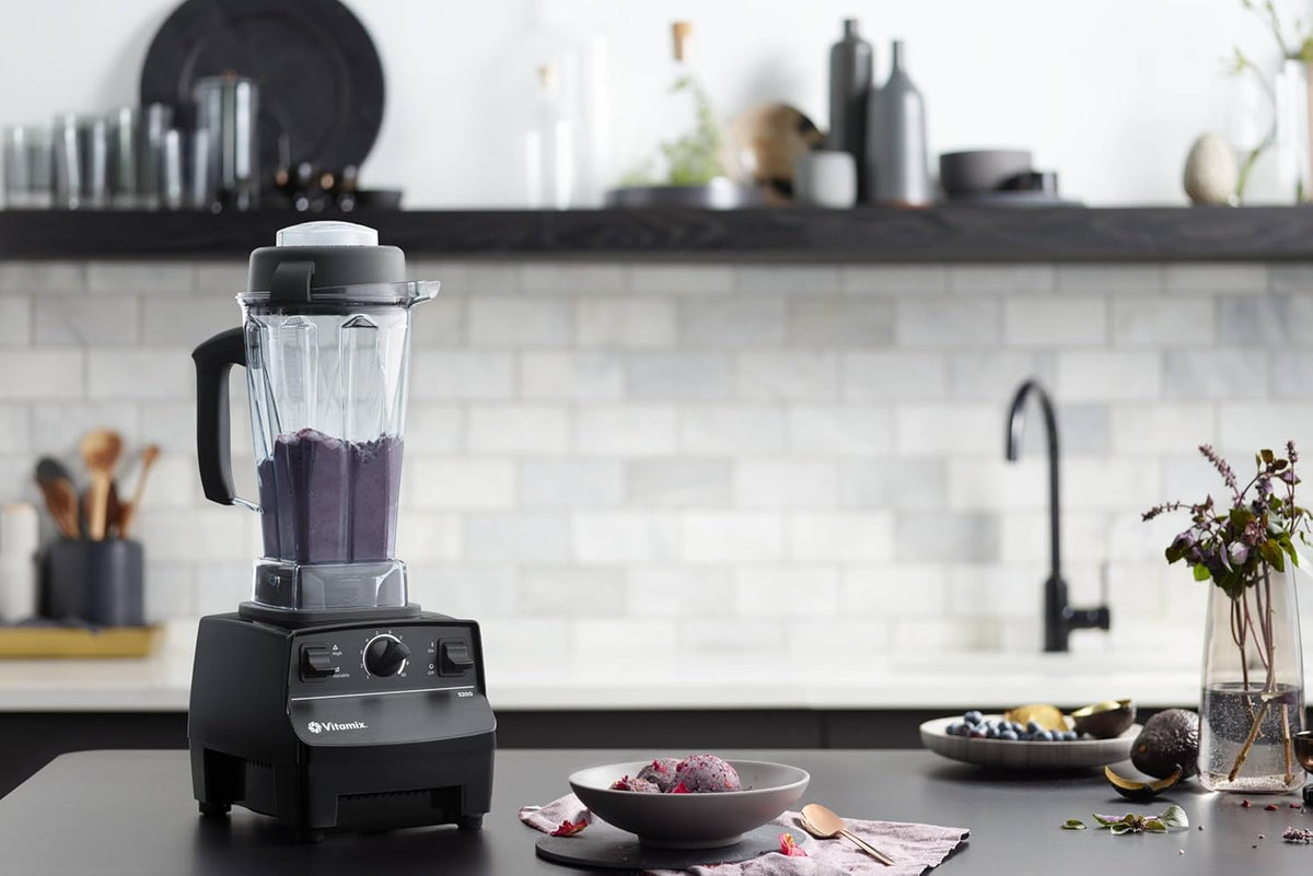 Blender with 64-Oz. Container, Self-Cleaning, Black