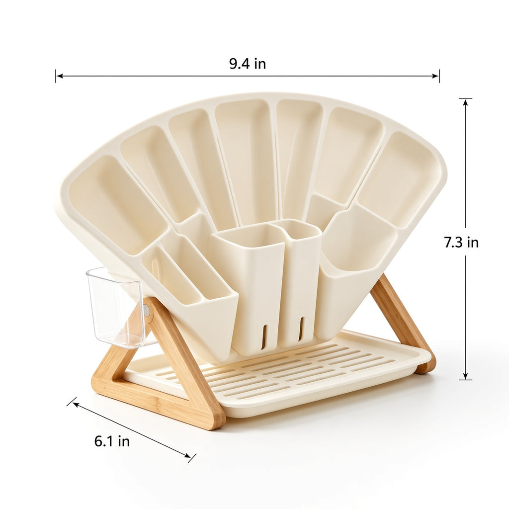 Fan-Shaped Silverware Organizer