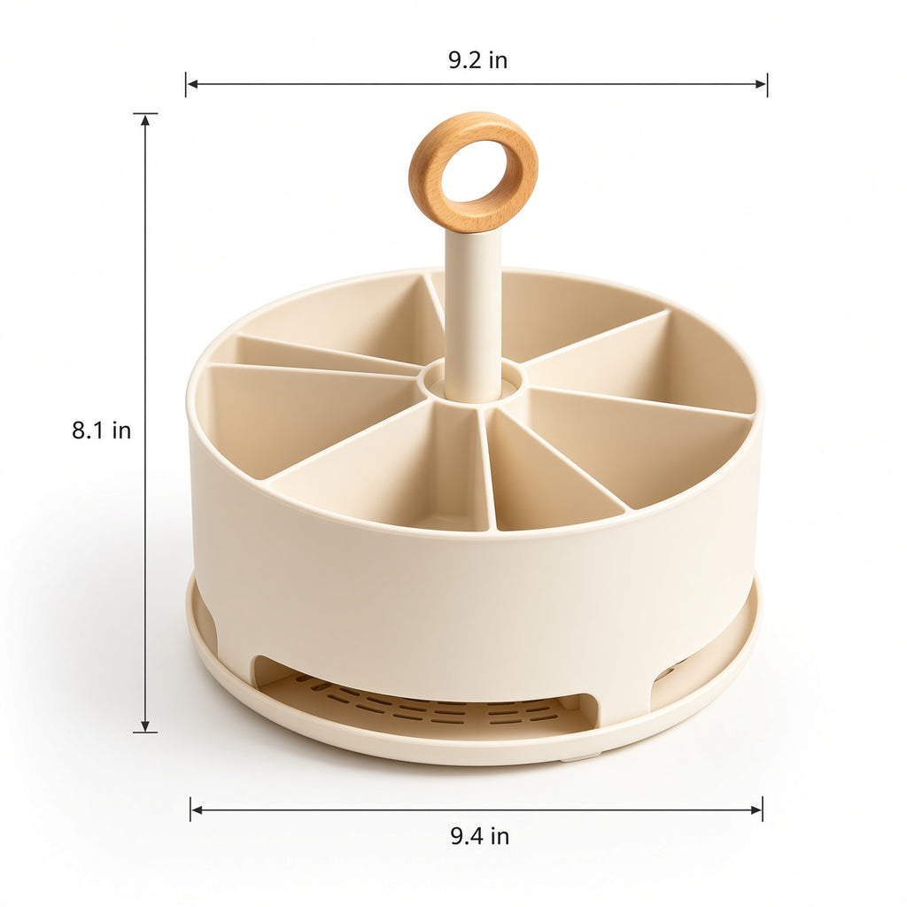Rotatable Silverware Organizer